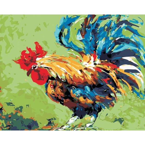 Rooster - DIY Painting By Numbers