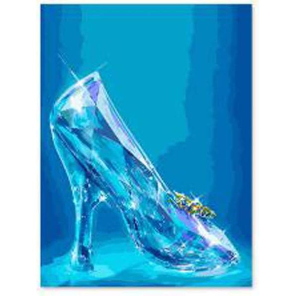 Glass Shoe - DIY Painting By Numbers