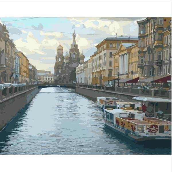 Tourist Canal - DIY Painting By Numbers