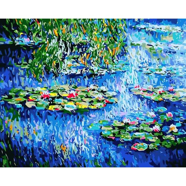 Lily Pond - DIY Painting By Numbers