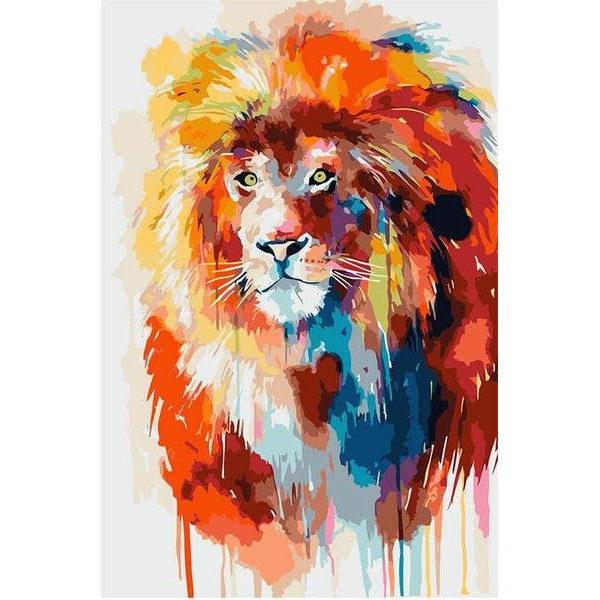 Lion - DIY Painting By Numbers