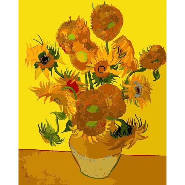 Indoor Sunflower - DIY Painting By Numbers