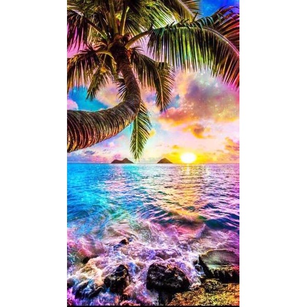Colorful Seaview - DIY Painting By Numbers