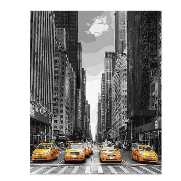 City Taxis - DIY Painting By Numbers