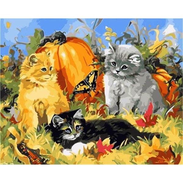 Cats - DIY Painting By Numbers