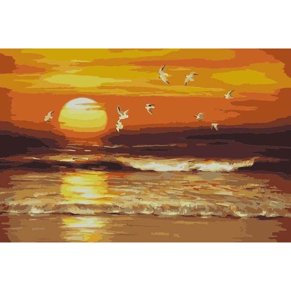 Best Sunset - DIY Painting By Numbers