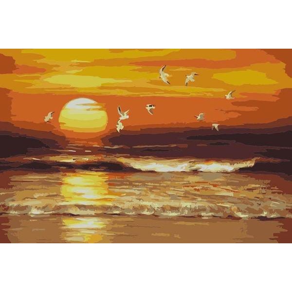 Best Sunset - DIY Painting By Numbers