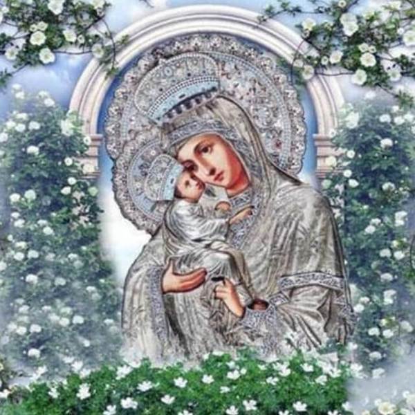Virgin Mary and Jesus Christ #5 - DIY Diamond Painting