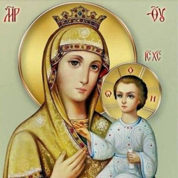 Virgin Mary and Jesus Christ #4 - DIY Diamond Painting