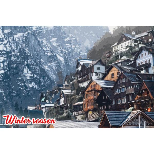 Winter Season - DIY Diamond Painting