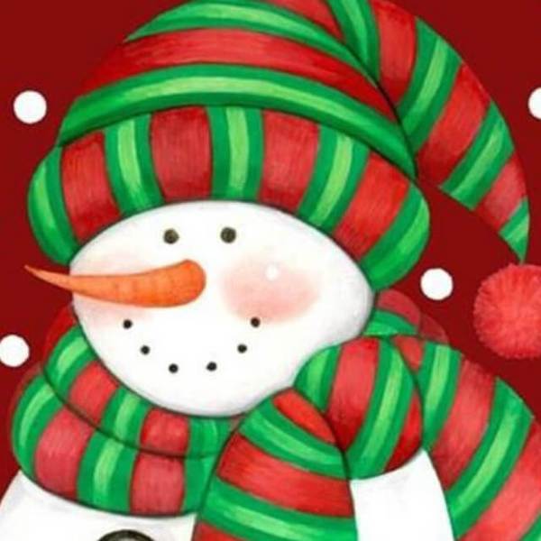 Freezing Snowman - DIY Diamond  Painting