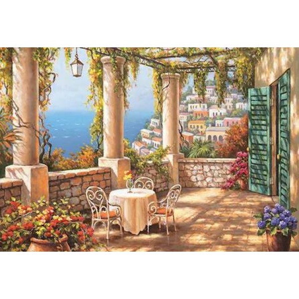 Vintage Terrace - DIY Diamond Painting