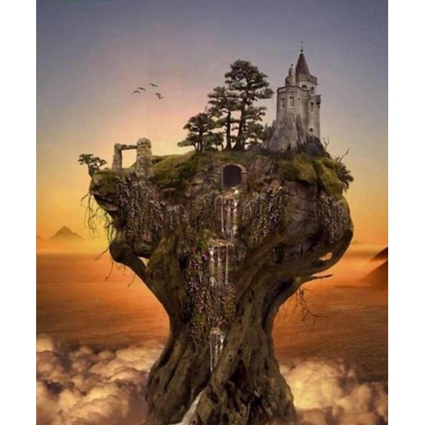 Castle on the Top of the World - DIY Diamond Painting