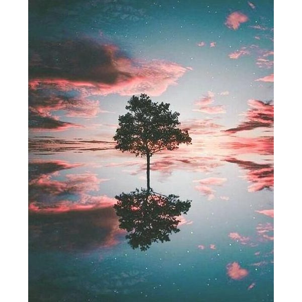 Tree Alone - DIY Diamond Painting