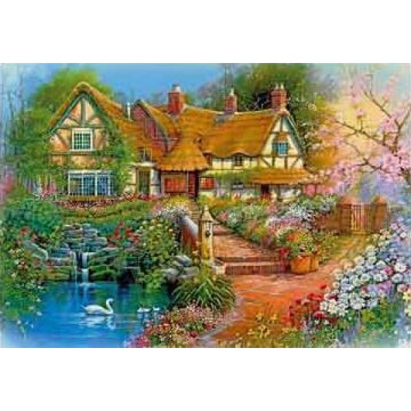 Country House #4 - DIY Diamond  Painting