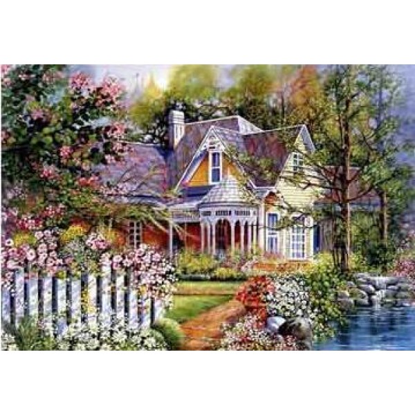 Country House #2 - DIY Diamond  Painting