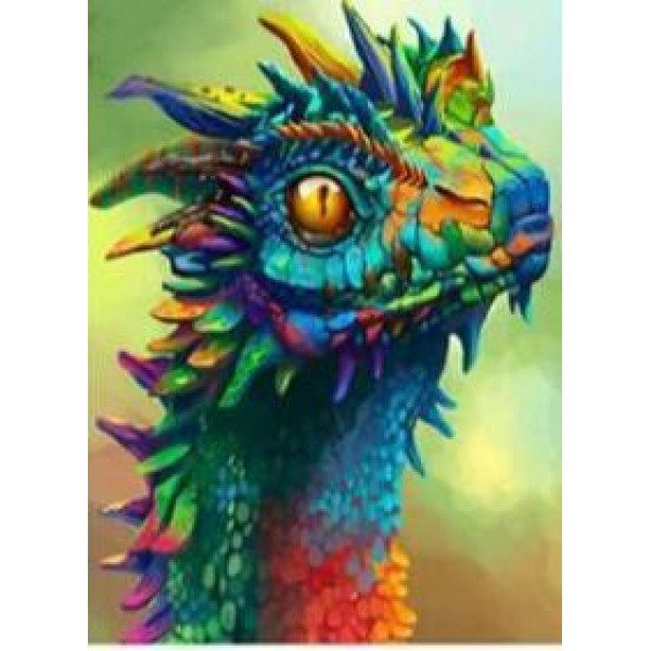 Dinosaur's Head - DIY Diamond Painting