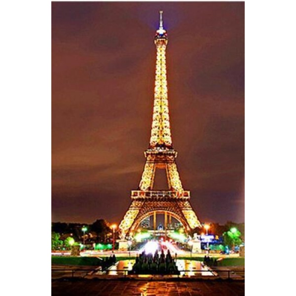Eiffel Tower in Nightlight - DIY Diamond Painting