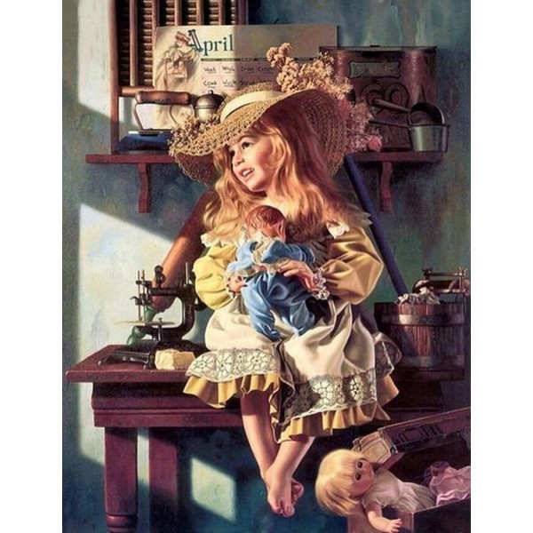 Sweet Little Girl - DIY Diamond Painting