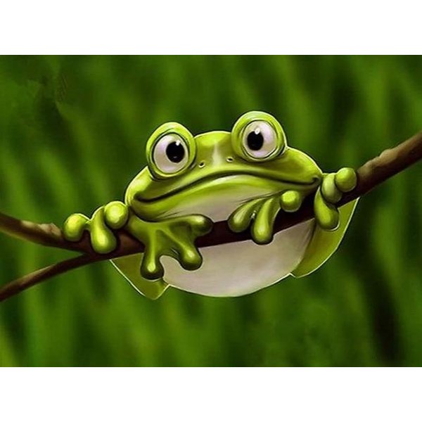 Happy Frog - DIY Diamond Painting