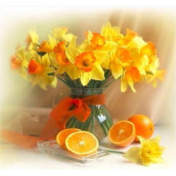 Yellow Flower - DIY Diamond Painting