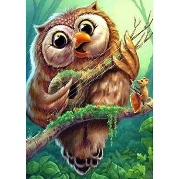 Singing Owl - DIY Diamond Painting