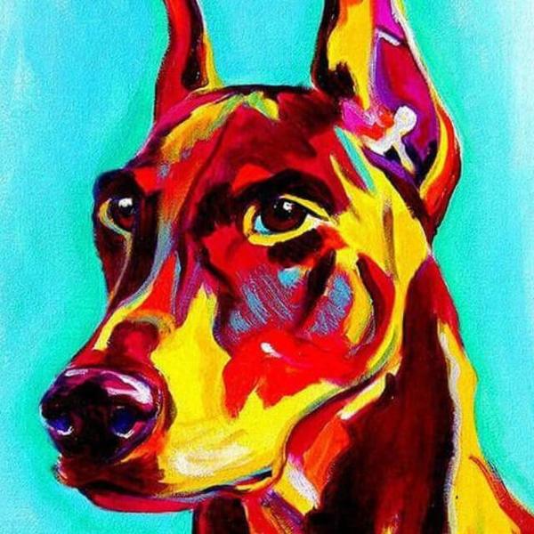 Dog Pop Art - DIY Diamond Painting