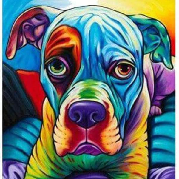 Dog Pop Art #9 - DIY Diamond Painting
