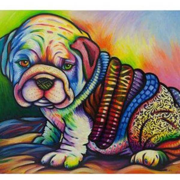 Dog Pop Art #10 - DIY Diamond Painting