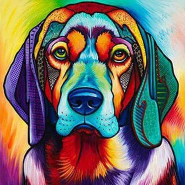 Dog Pop Art #6 - DIY Diamond Painting