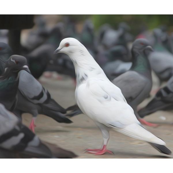 White Pigeon - DIY Diamond Painting