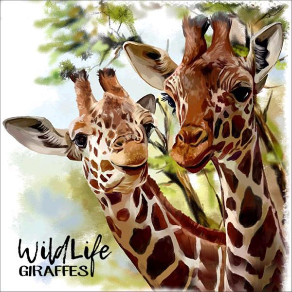 Wildlife Giraffes - DIY Diamond Painting