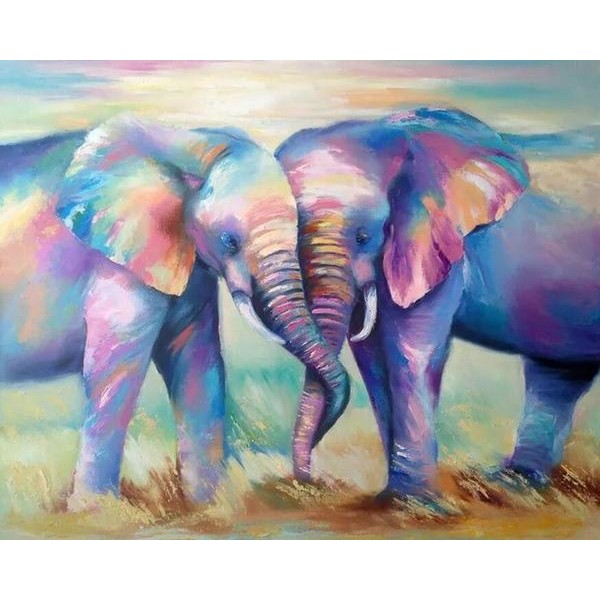 Elephant Love - DIY Diamond Painting