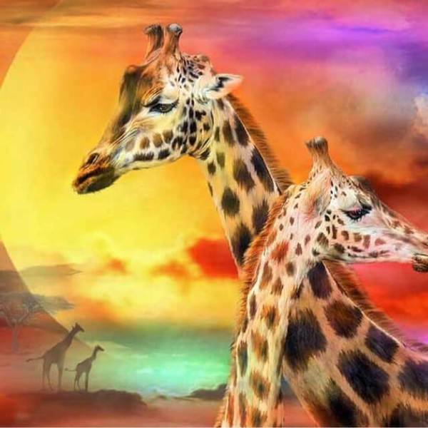 Wild Giraffe - DIY Diamond Painting