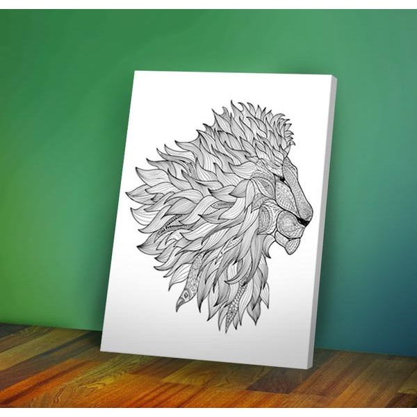 Lion - Coloring Canvas