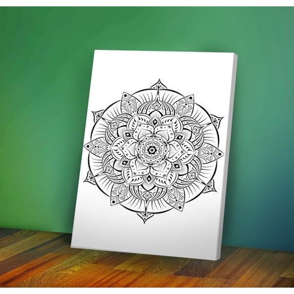 Mandala #1 - Coloring Canvas