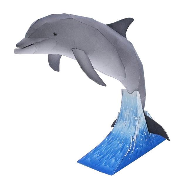 Bottlenose Dolphin DIY 3D Origami