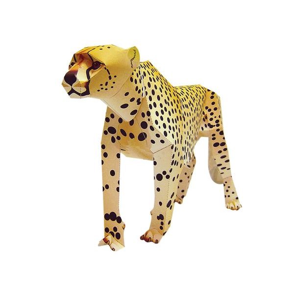 Cheetah DIY 3D Origami