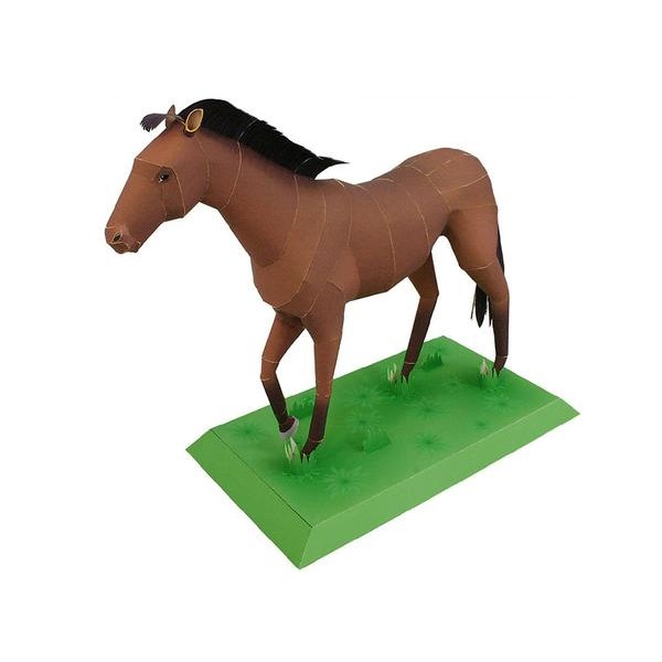 Thoroughbred Horse DIY 3D Origami