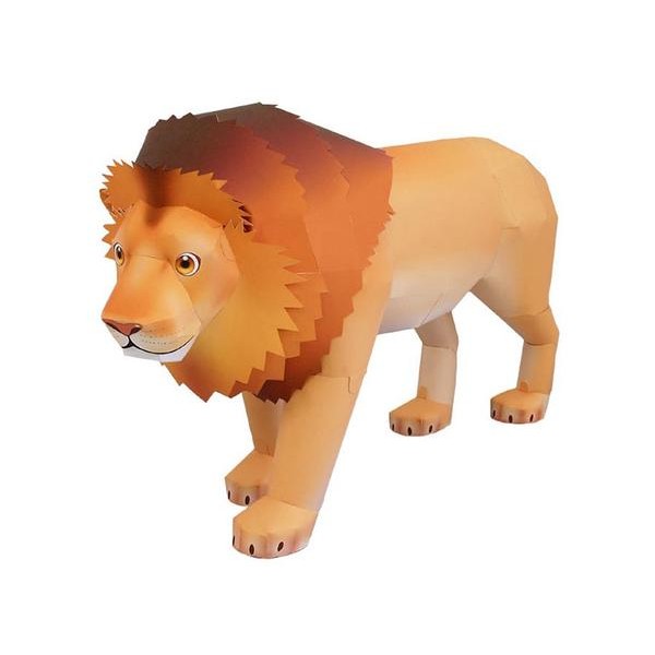 Lion DIY 3D Origami