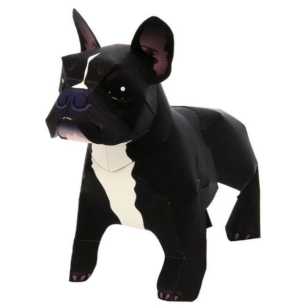 French Bulldog DIY 3D Origami