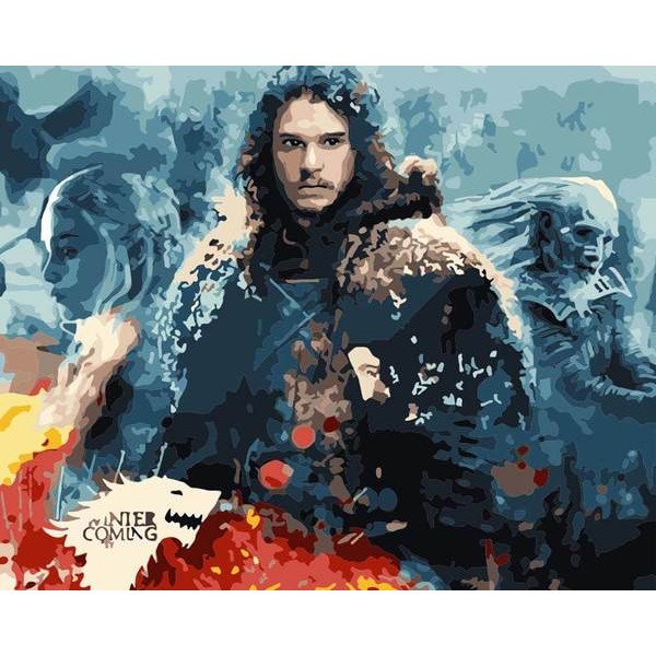 Jon Snow - DIY Painting By Numbers