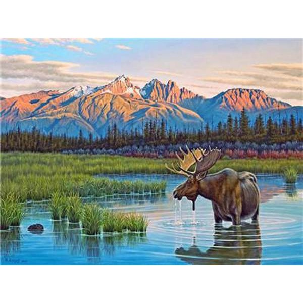 Moose - DIY Painting By Numbers