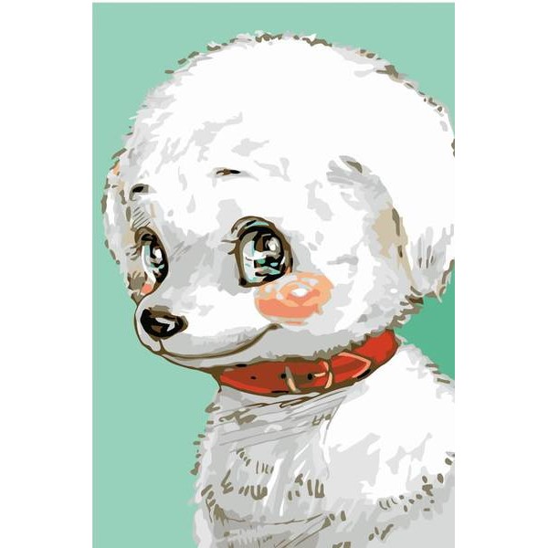 Sweet Puppy - DIY Painting By Numbers