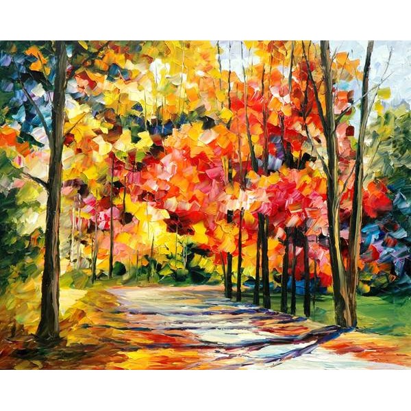 Beautiful Park - DIY Painting By Numbers
