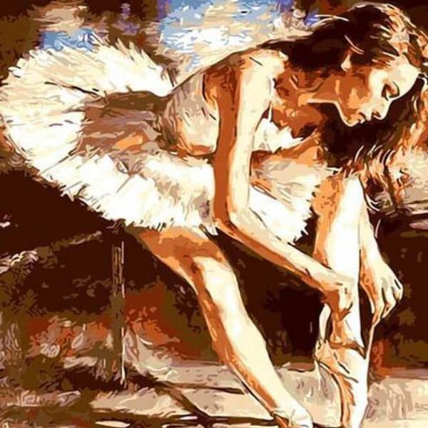 Ballet Dancer - DIY Painting By Numbers