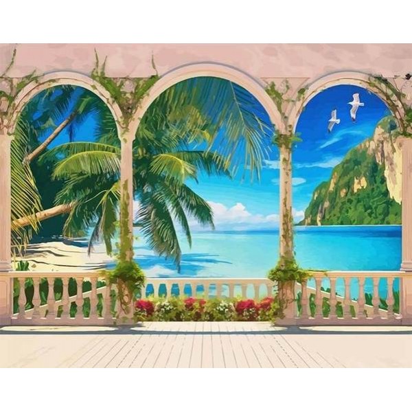 Balcony - DIY Painting By Numbers