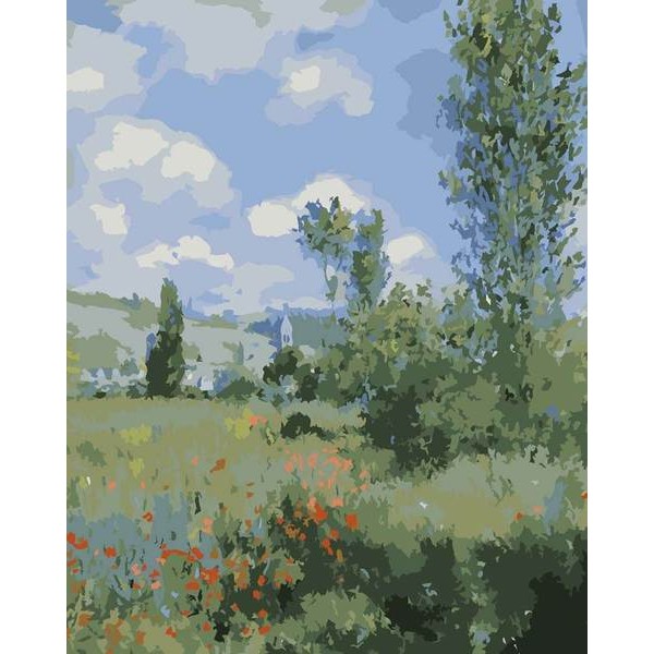 Backyard - DIY Painting By Numbers