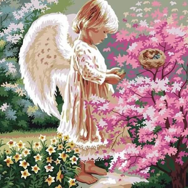 Angel Girl - l DIY Painting By Numbers Kit