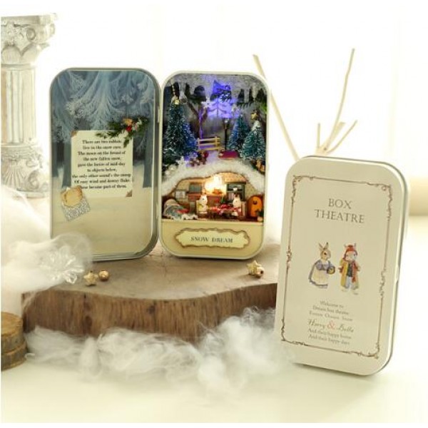 Snow Dream - DIY Box Theatre Miniatures